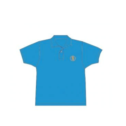 Short Sleeve Polo Shirt (Blue)